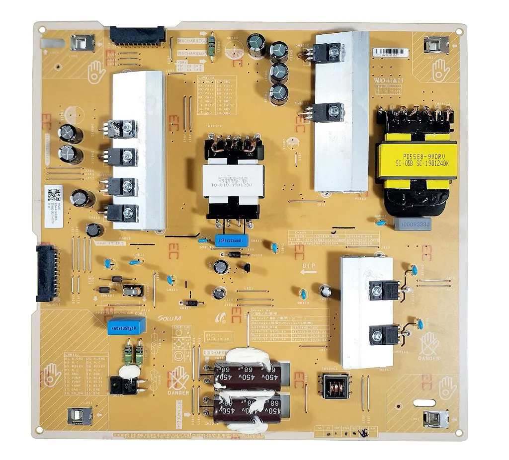 Placa Fonte Samsung QN55Q80RAG BN4400986B