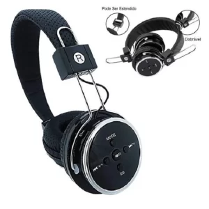 Fone Bluetooth Ouvido Mp3 Radio Fm B-05 Estéreo Preto
