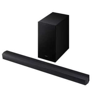 Soundbar Samsung Série B com 2.1 Canais, Subwoofer sem Fio e Conexão Bluetooth - HW-B450F