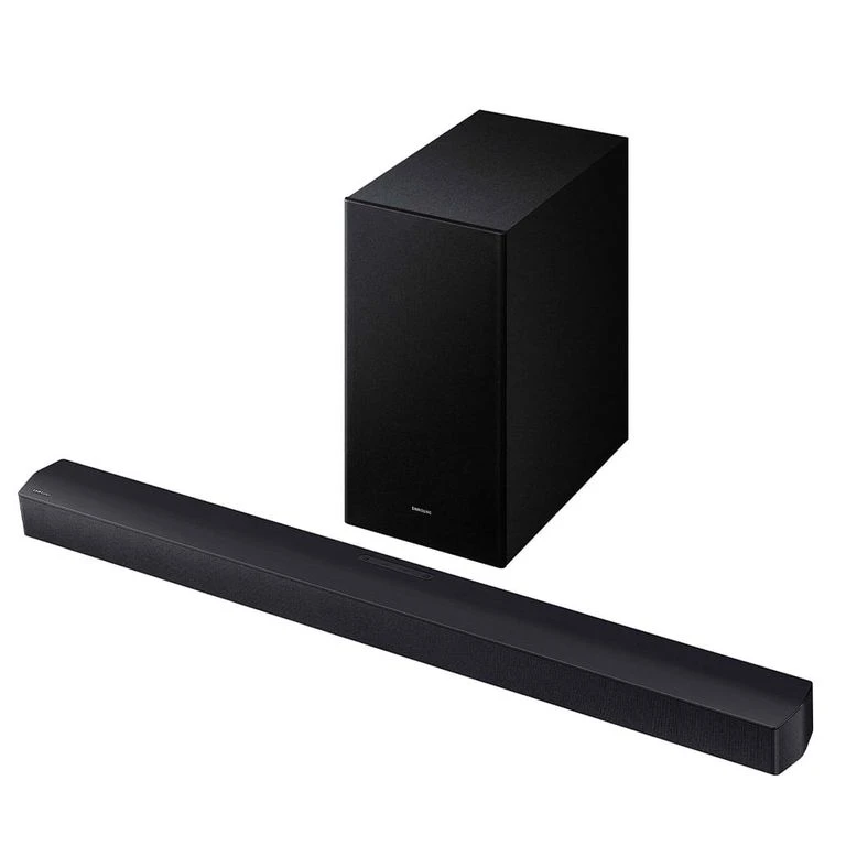 Soundbar Samsung Série B com 2.1 Canais, Subwoofer sem Fio e Conexão Bluetooth - HW-B450F