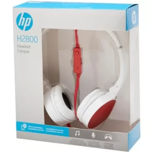 Headphone HP H2800 Cardinal com Microfone Vermelho